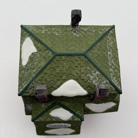 Department 56 Elfie’s Sleds & Skates North Pole Series 56251 Lighted House & Box - Picture 10 of 16